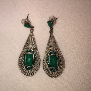 Green Earrings